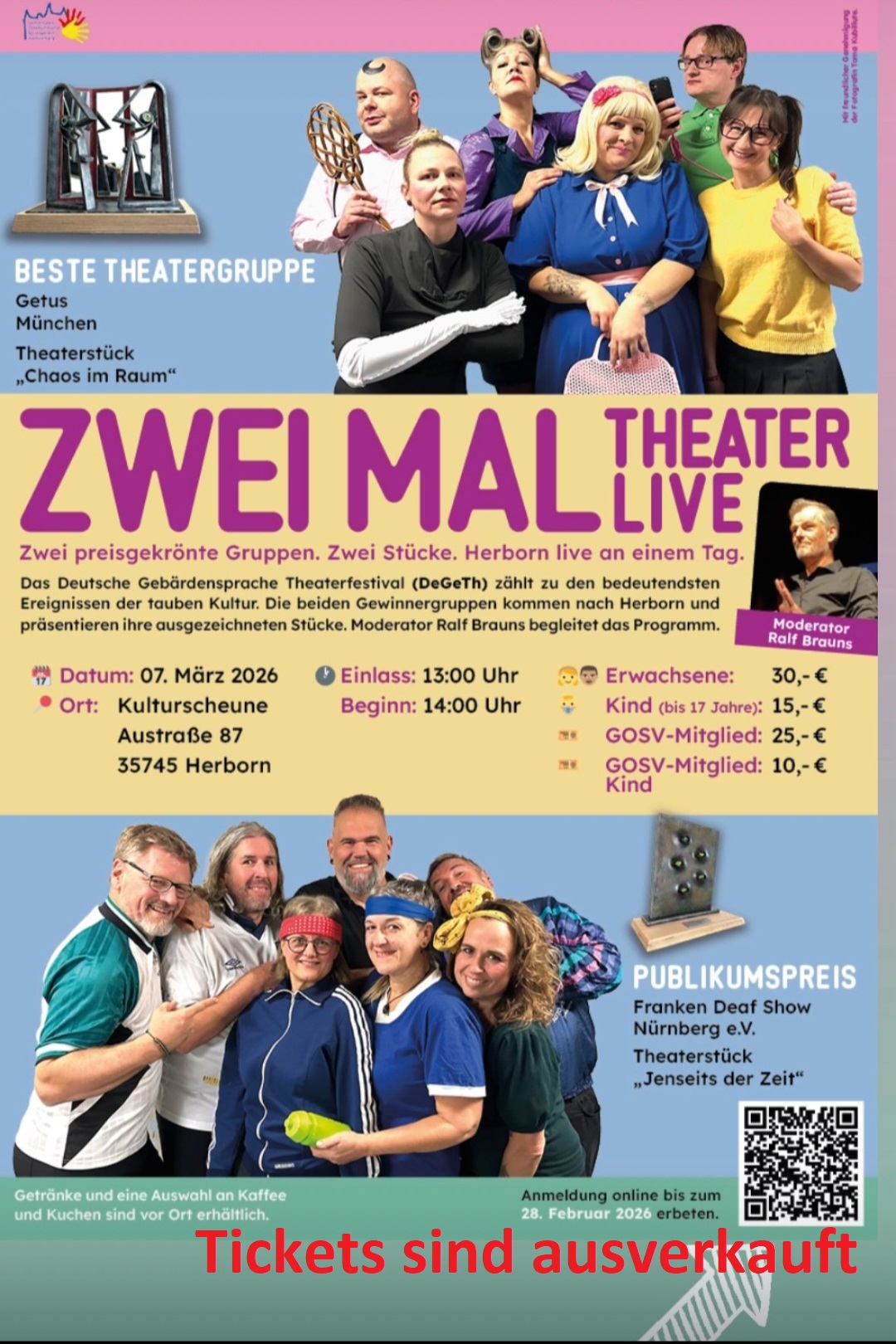 2026 03 07 Beste Theatergruppe Tickets sind ausverkauft